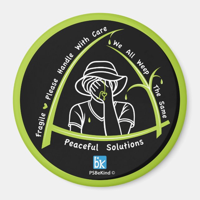 We All Weep The Same 1_3” Round Magnet (Front)