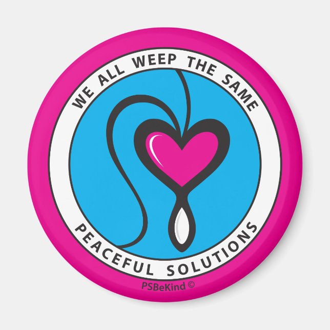 We All Weep The Same 1_Round Magnet 2.25" (Front)