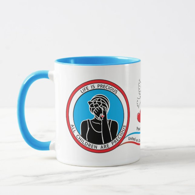 We All Weep The Same 2 Red_ Mug (Left)