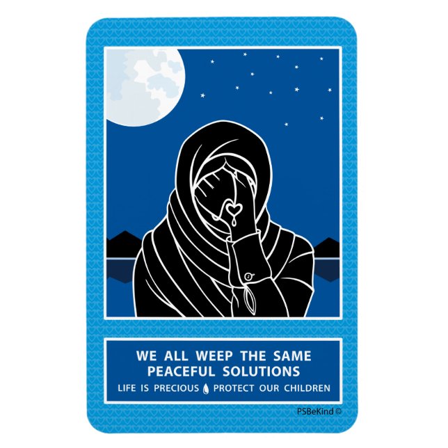 We All Weep The Same 3_Flexible Magnet 4"x6" (Vertical)