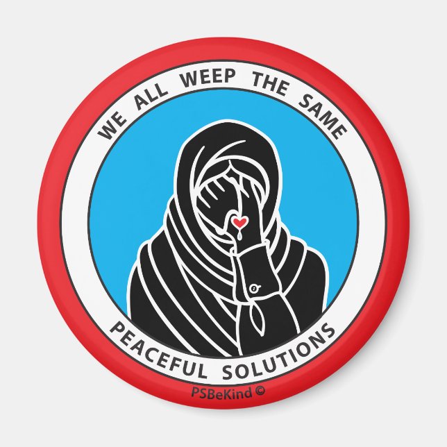 We All Weep The Same 3 Red_2.25” Magnet_ Magnet (Front)