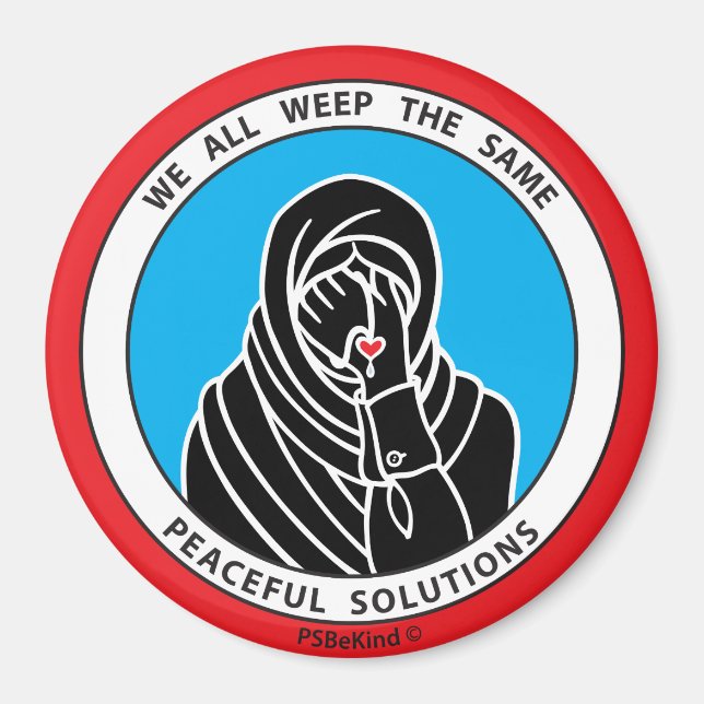 We All Weep The Same 3 Red_3” Magnet (Front)