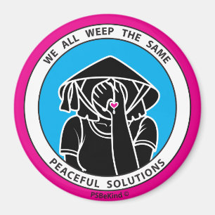 We All Weep The Same 4 Pink_3” Magnet