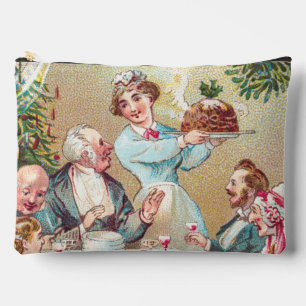 We All Wish You a Merry Christmas - Vintage Card  Accessory Pouch