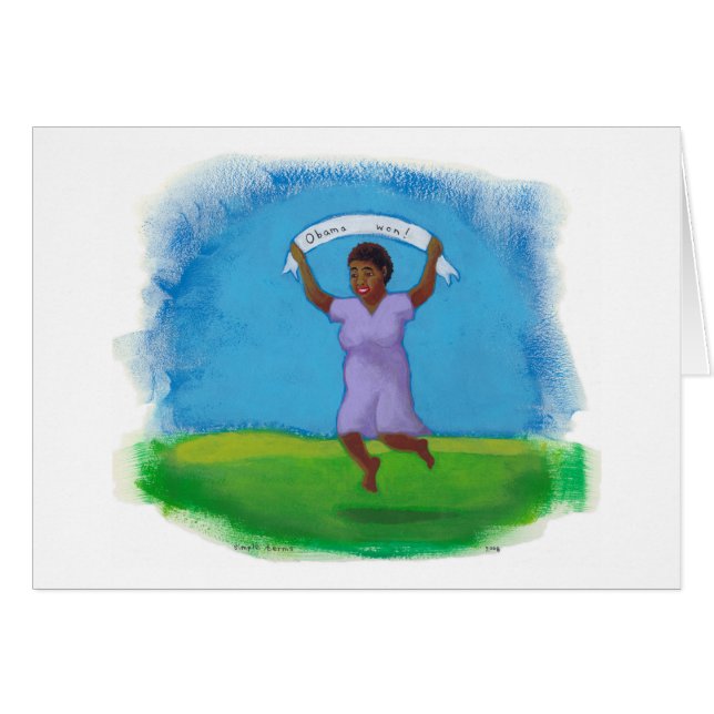 We All Won - Celebrating President... - Customised (Front Horizontal)