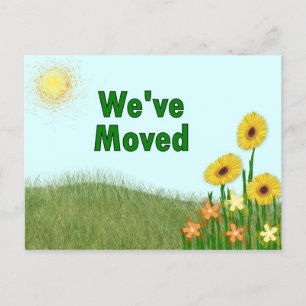 We've Moved Announcement Postcard