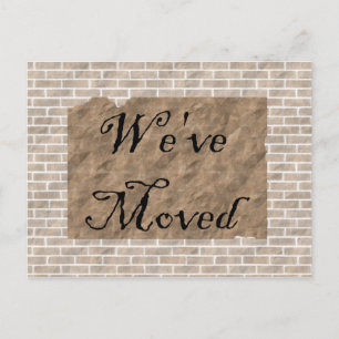 We've Moved Announcement Postcard