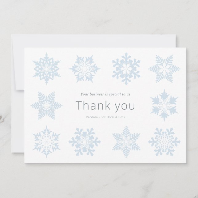 We Appreciate Your Business Holiday Card (Front)