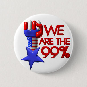 We are 99% rising star 6 cm round badge