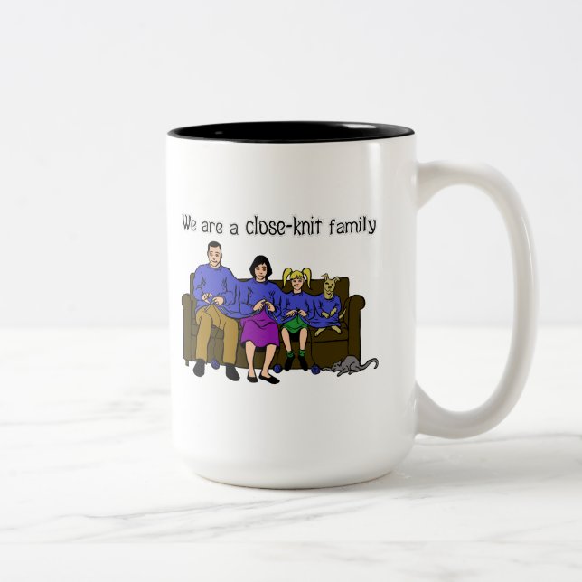 We are a Close Knit Family Mug (Right)