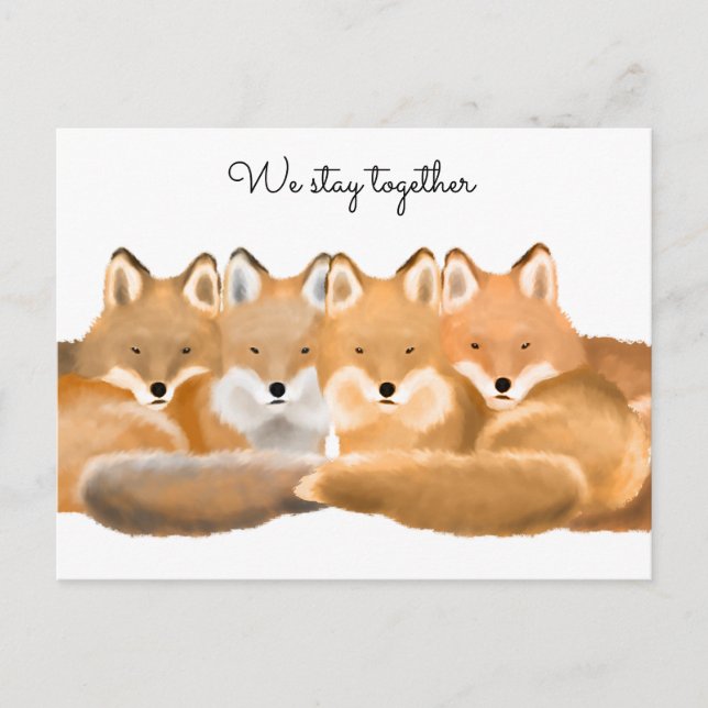 We are a pack postcard (Front)
