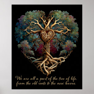 We are all a part of the Tree of Life Poster