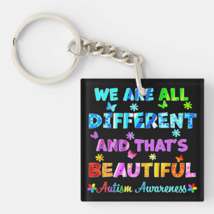 We Are All DIFFERENT Key Ring
