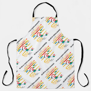 We Are All Genetic Engineers RNA Splicing Humour Apron