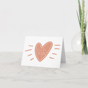 We Are All In This Together Act Of Kindness Heart Note Card