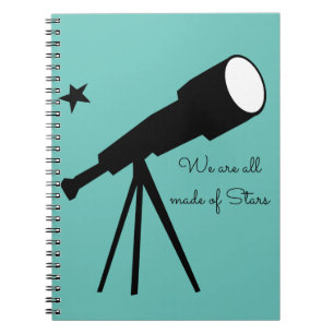 We are all made of Stars telescope Notebook