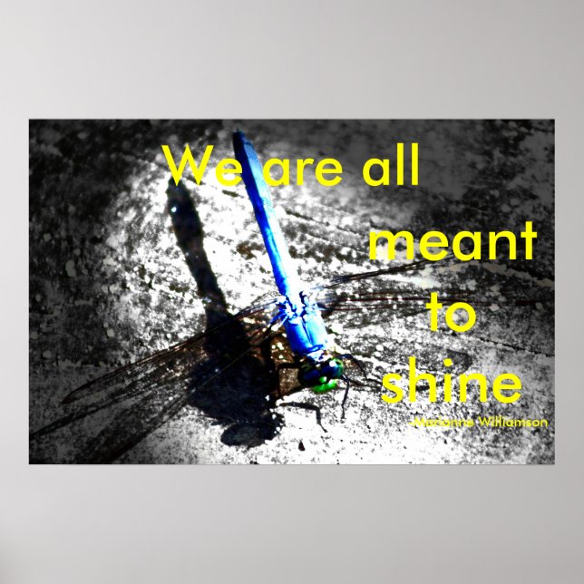 We are all meant to shine poster (Front)