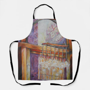 We Are All Moths Flying Around the Same Light. Apron