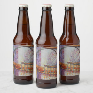 We Are All Moths Flying Around the Same Light. Beer Bottle Label