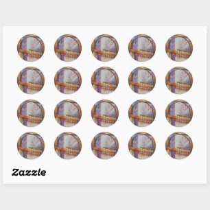 We Are All Moths Flying Around the Same Light. Classic Round Sticker
