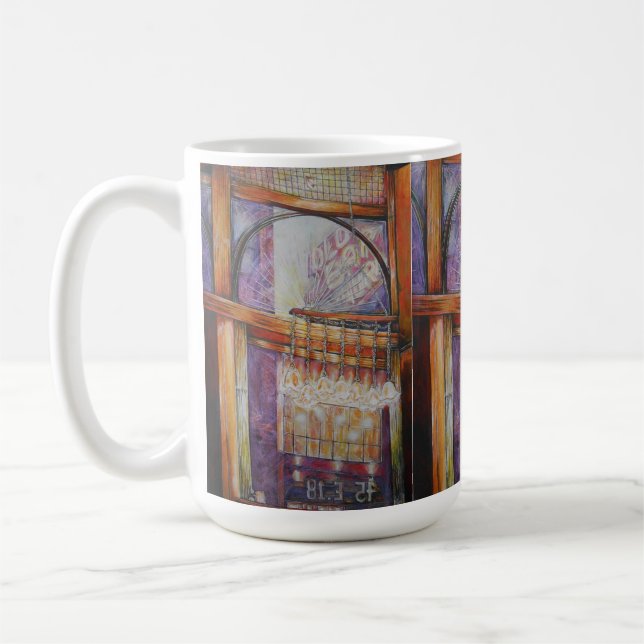 We Are All Moths Flying Around the Same Light. Coffee Mug (Left)