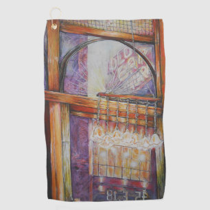 We Are All Moths Flying Around the Same Light Golf Towel