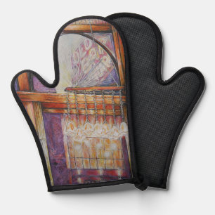 We are All Moths Flying around the Same Light Oven Mitt