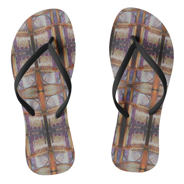 We Are All Moths Flying Around the Same Light. Thongs (Footbed)