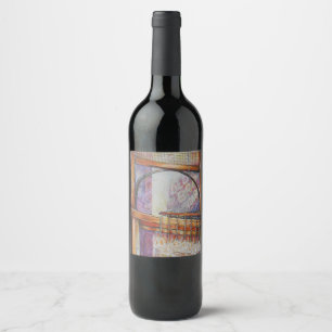 We Are All Moths Flying Around the Same Light. Wine Label