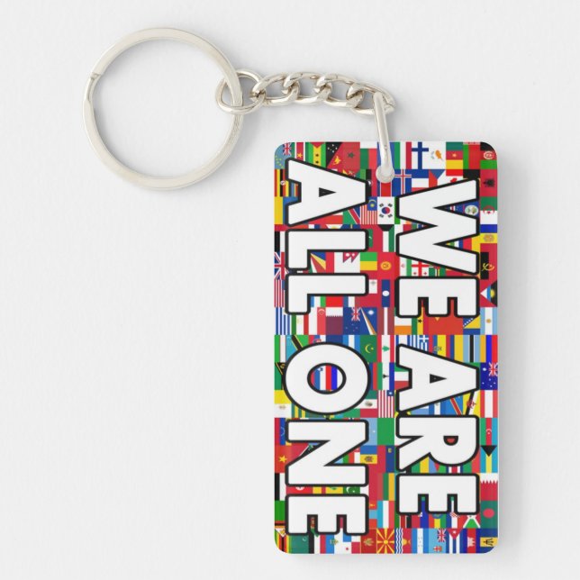 We Are All One 020 Key Ring (Front)