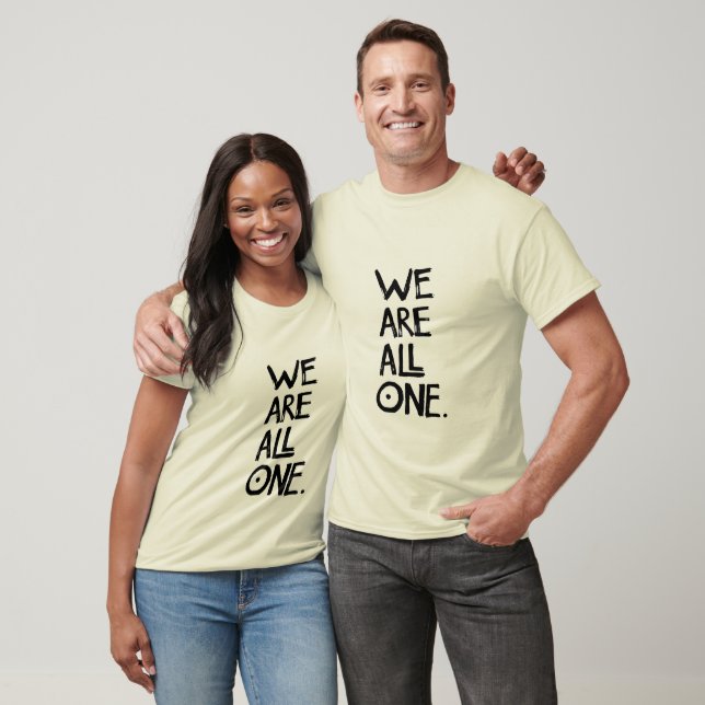 WE ARE ALL ONE- Men Organic Tee (Unisex)