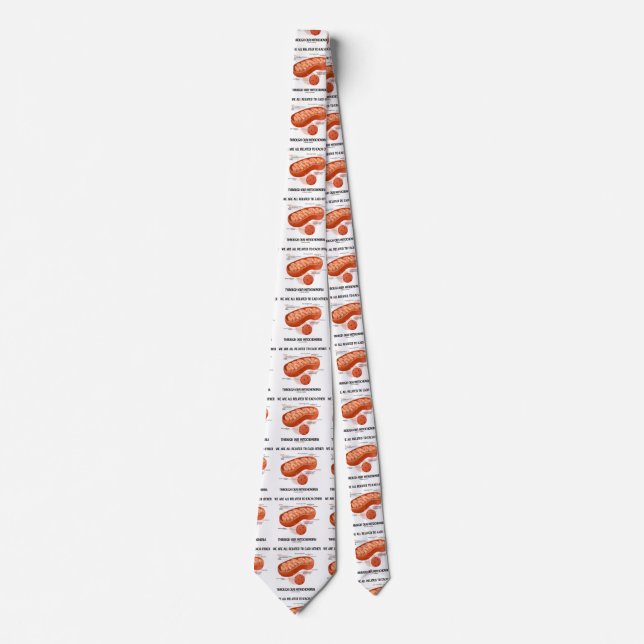 We Are All Related Each Other Through Mitochondria Tie (Front)