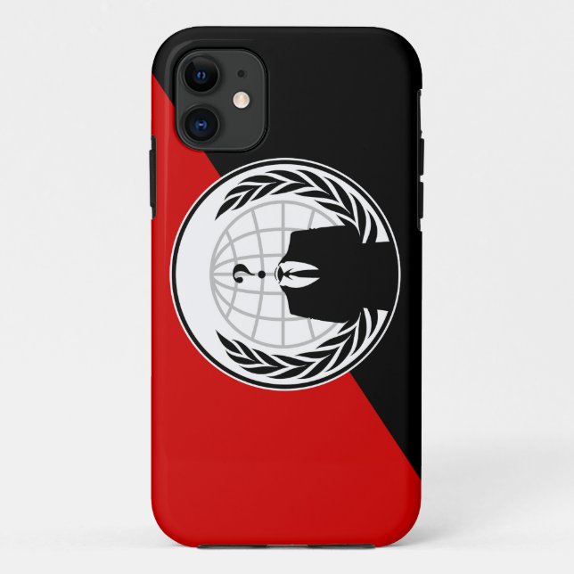 We Are Anonymous Anarchist Flag Case-Mate iPhone Case (Back)