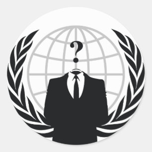 We Are Anonymous Classic Round Sticker