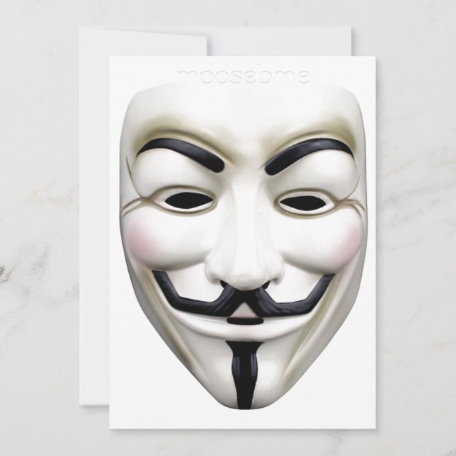We Are Anonymous! Invitation (Front)