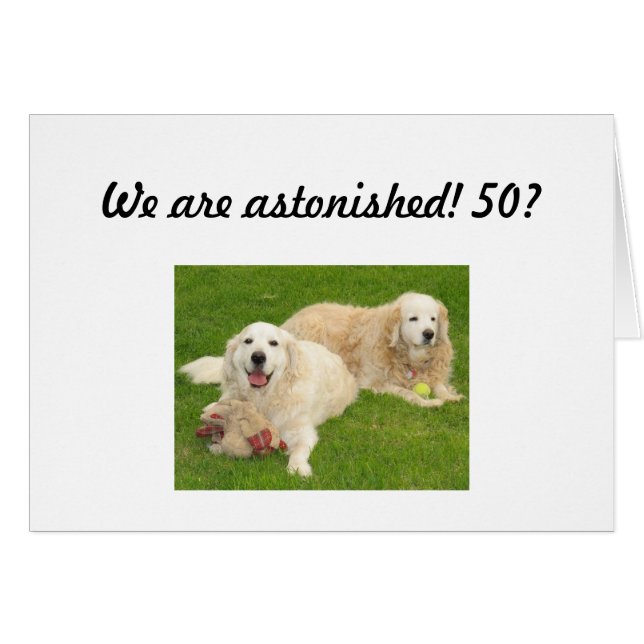 WE ARE ASTONISHED - 5O? (Front Horizontal)