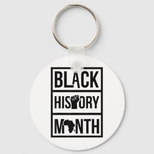 We Are Black History African American Melanin Men Key Ring