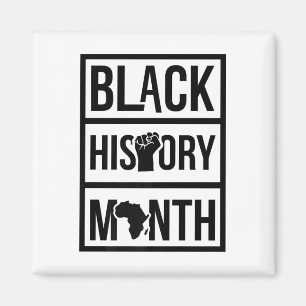 We Are Black History African American Melanin Men Magnet
