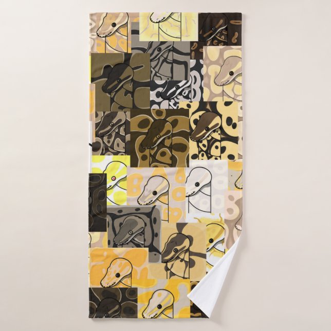 we are bouman ball python bath towel (Bath Towel)