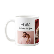 "We are Brewed in Love" custom photo mug
