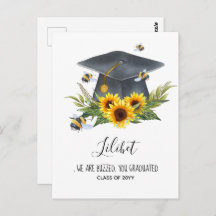 We Are BUZZED! GRADUATION Gift Personalised BEES