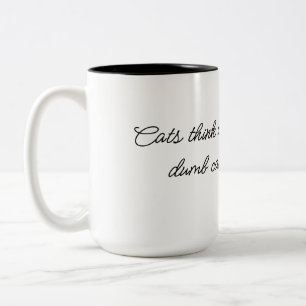 We are cat Two-Tone coffee mug