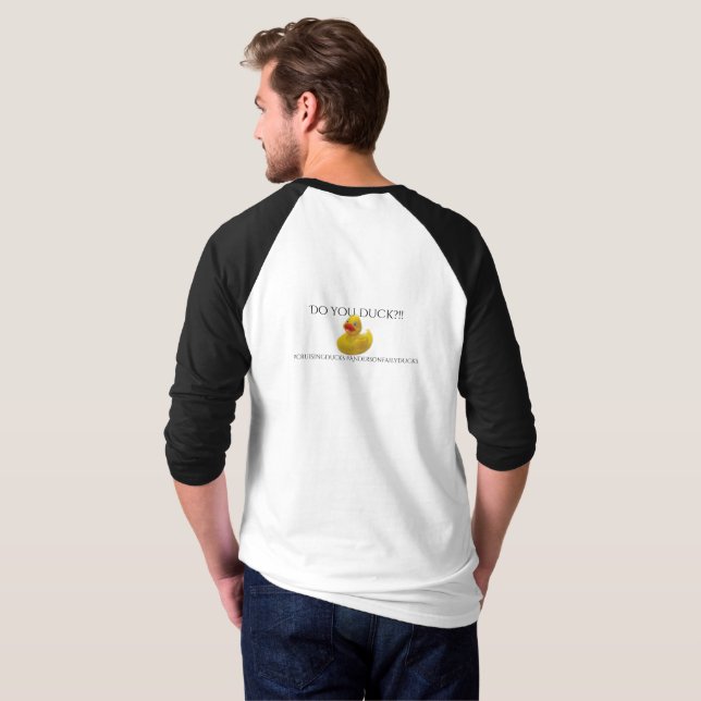 We are ducking trouble personalised cruise or jeep T-Shirt (Back Full)