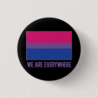 We Are Everywhere button (bisexual)