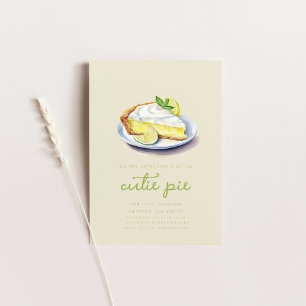 We Are Expecting a Cutie Pie Invitation