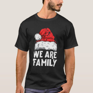 We Are Family Christmas Matching Pyjamas Team Sant T-Shirt