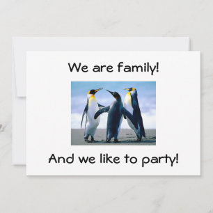 WE ARE FAMILY-FAMILY RENUION INVITE
