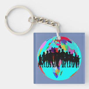 WE ARE FAMILY KEY RING