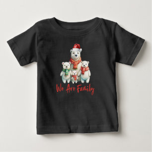 We Are Family, Polar Bear Matching Family Baby T-Shirt