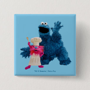 We Are Foodies   Classic Pose 15 Cm Square Badge